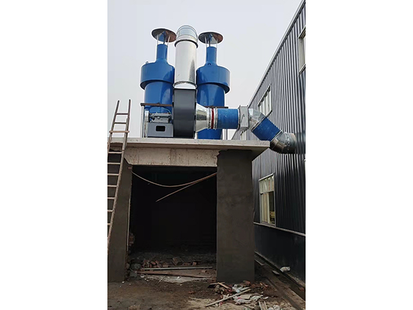 木業(yè)廠廢氣處理設備安裝案例-旋風除塵器